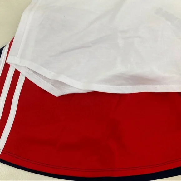 Adidas cute Skort top American flag outfit 5024 - Picture 8 of 9